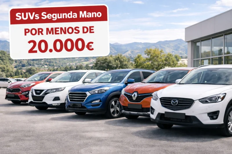 SUV de segunda mano por menos de 20.000€