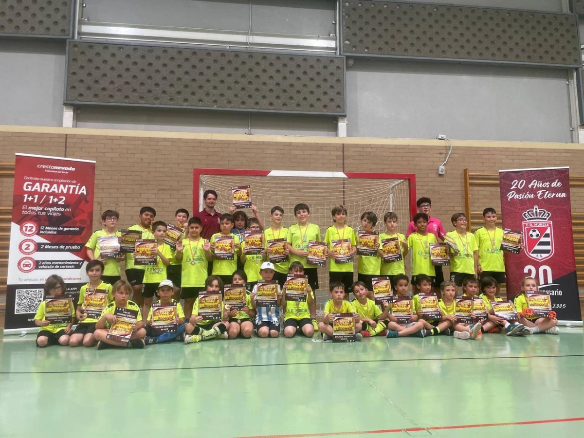 Fútbol Sala Murcia Crestanevada cierra el curso de sus escuelas deportivas