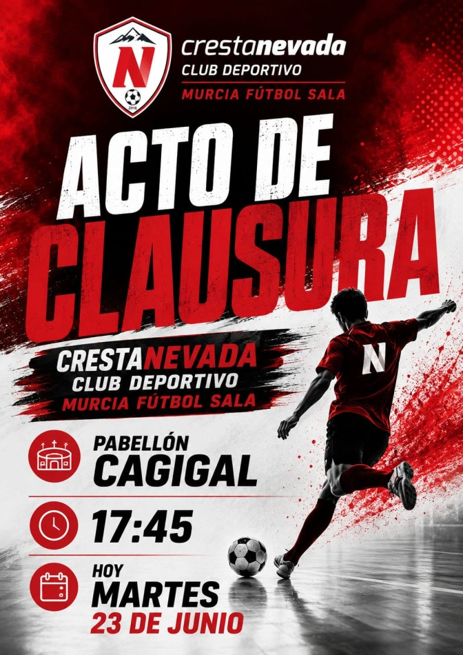 Crestanevada acompaña al Club Deportivo Murcia Fútbol Sala