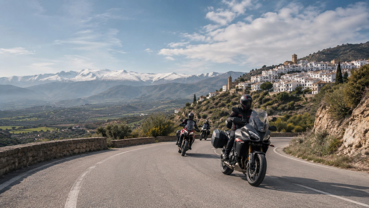 Rutas en moto desde Granada: Sierra Nevada, la Alpujarra y el Valle de Lecrín