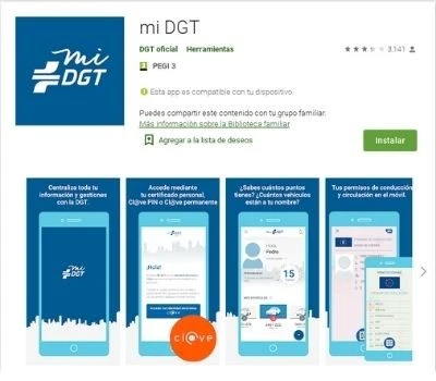 MiDGT, la app de tráfico para tu carnet de conducir digital.