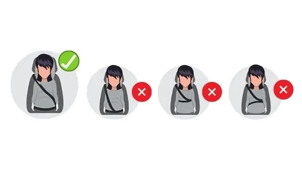 ¿Cómo deben utilizar el cinturón de seguridad las mujeres embarazadas?