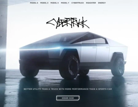 Cybertruck, el coche futurista de Tesla. 