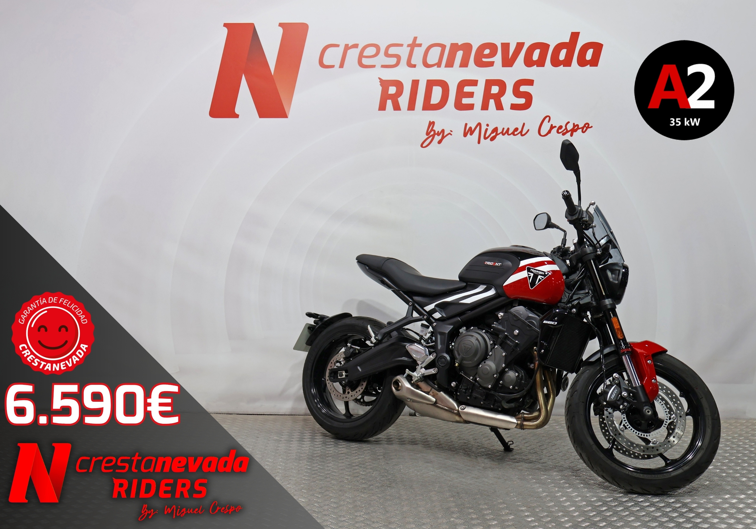 Triumph TRIDENT 660 A2 Gasolina 48 CV por 6.390 €