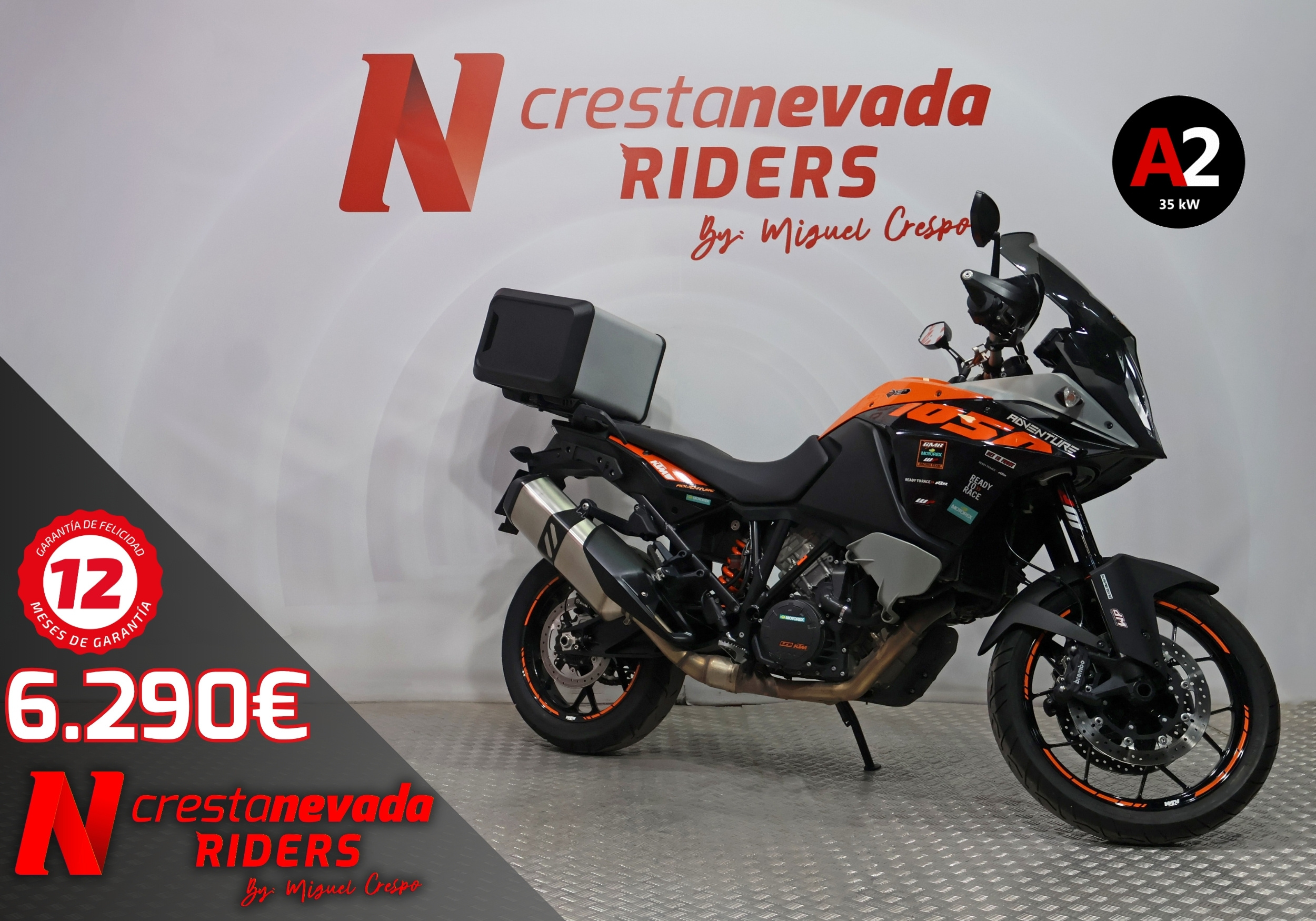 Ktm 1050 Adventure A2 Gasolina 48 CV por 6.290 €