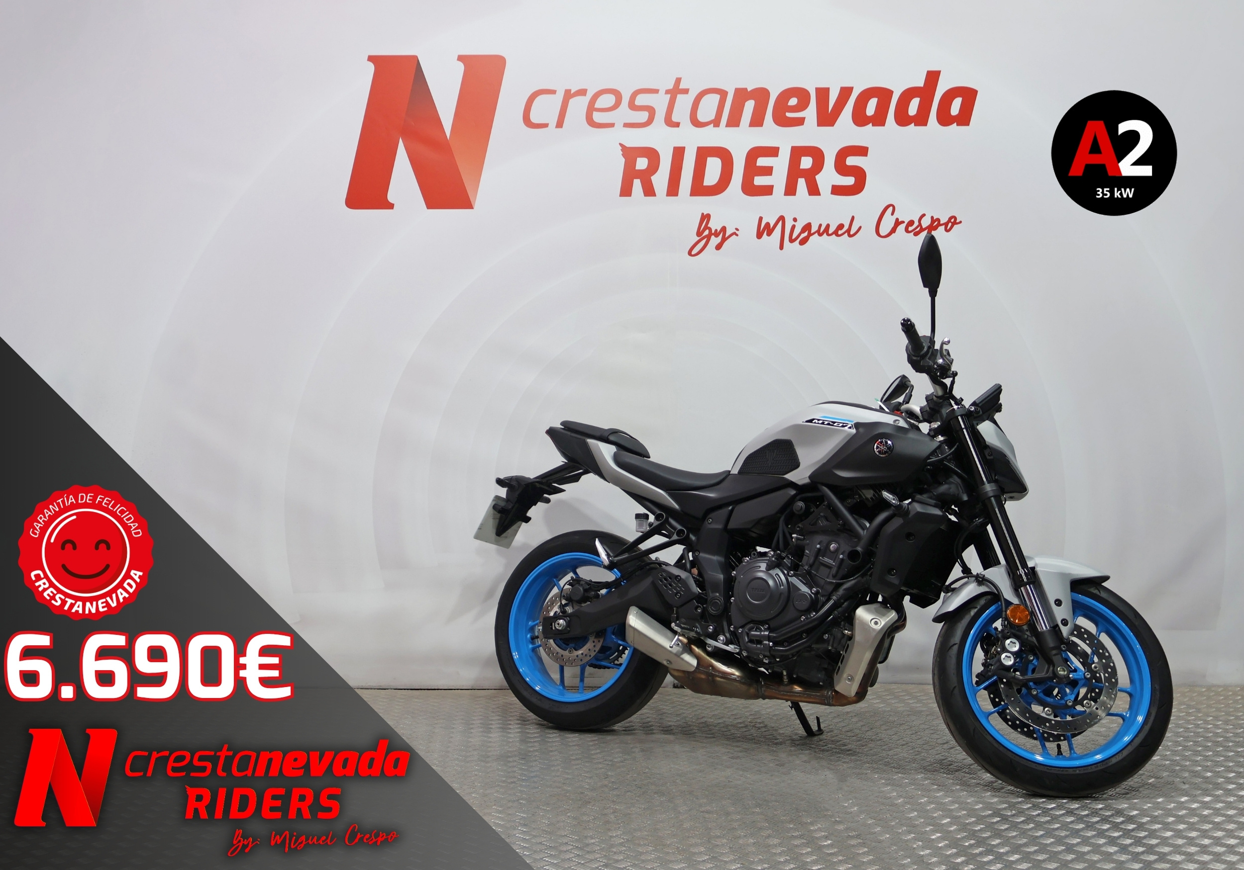 Yamaha MT 07 A2 Gasolina 48 CV