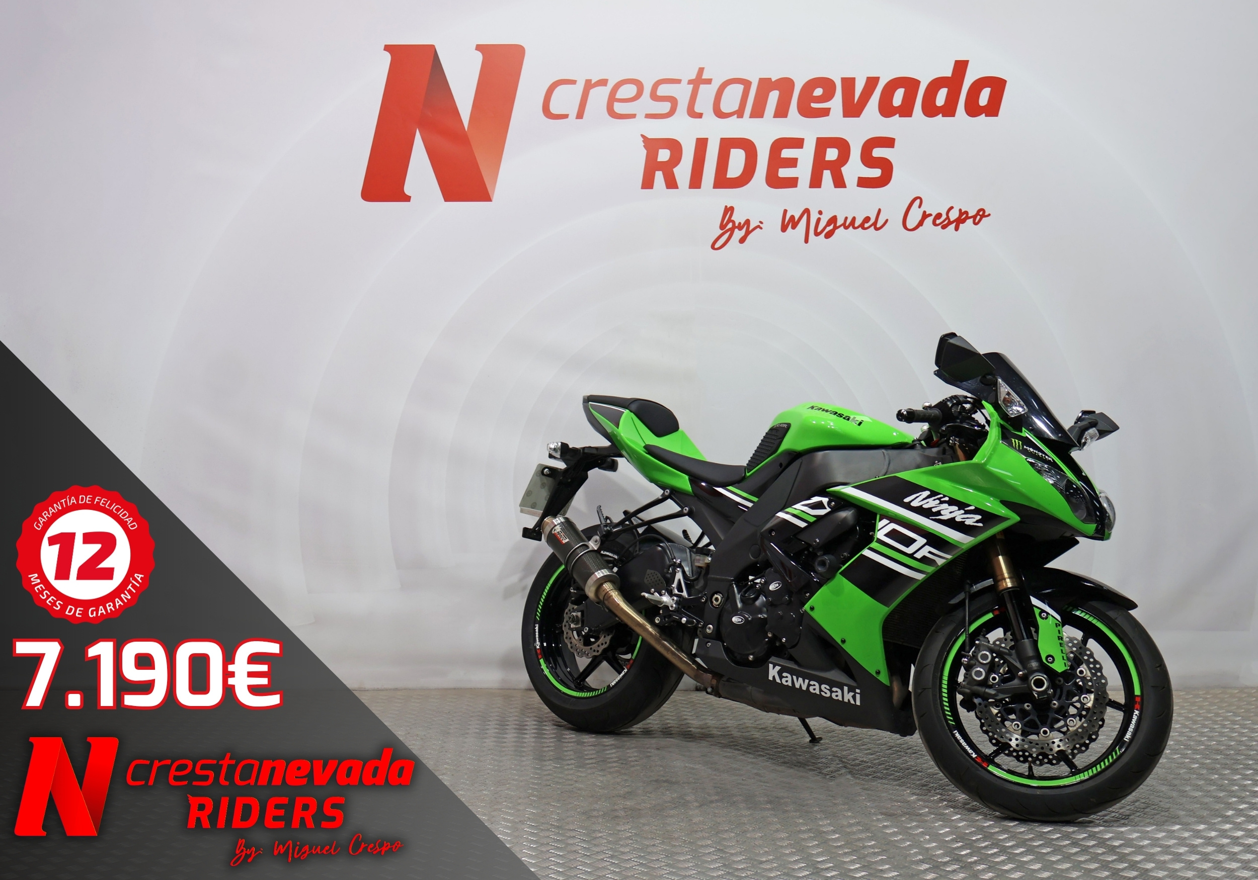 KAWASAKI Ninja ZX 10R Gasolina 188 CV por 7.190 €