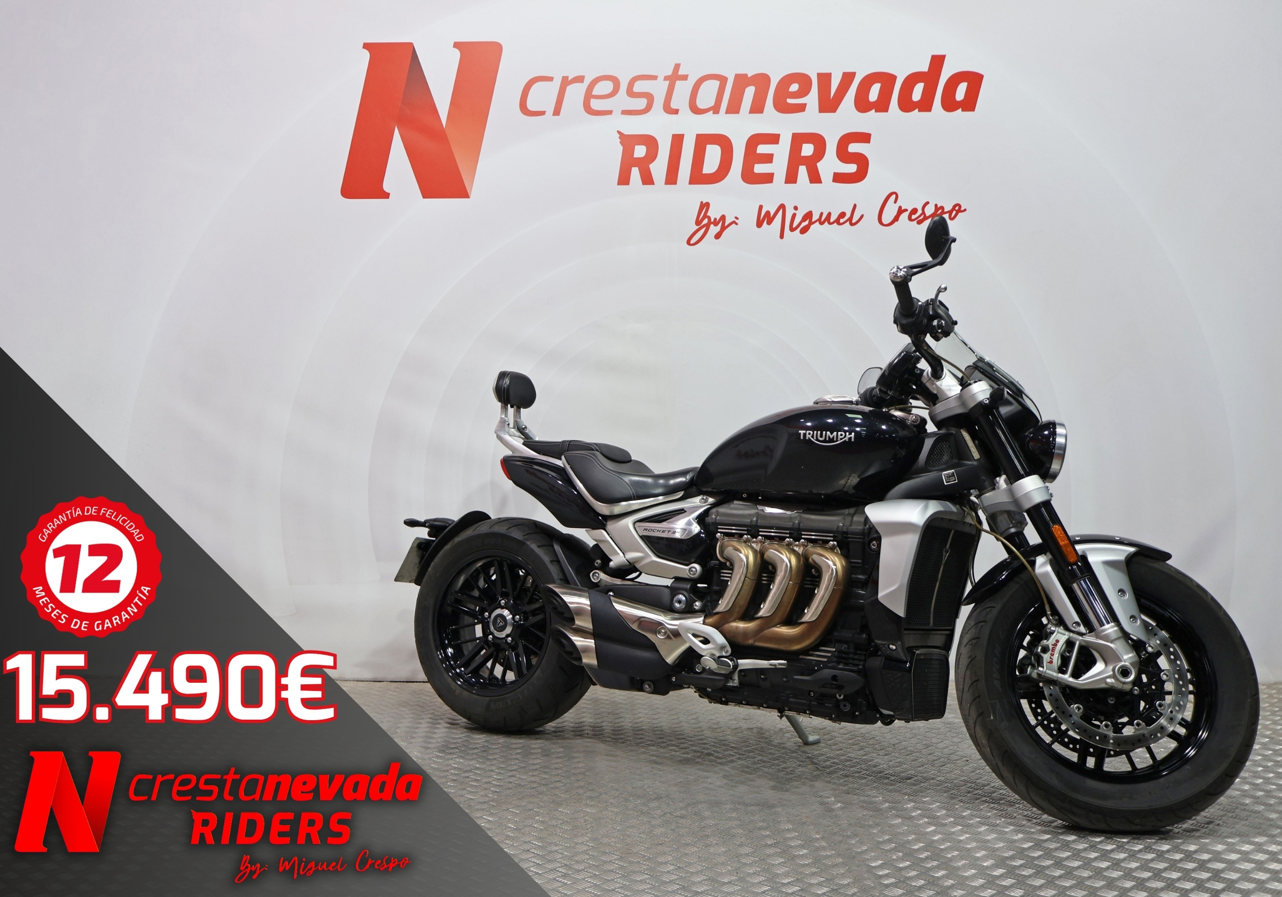 Triumph Rocket 3 R Gasolina 167 CV por 15.490 €