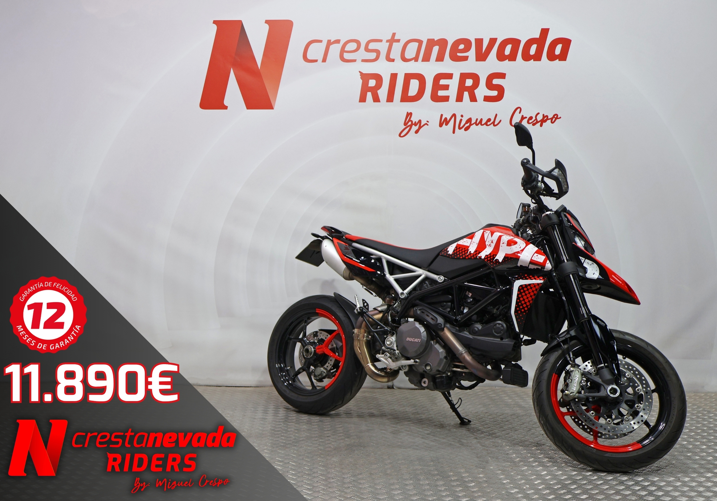 Ducati Hypermotard 950 RVE Gasolina 114 CV por 11.890 €