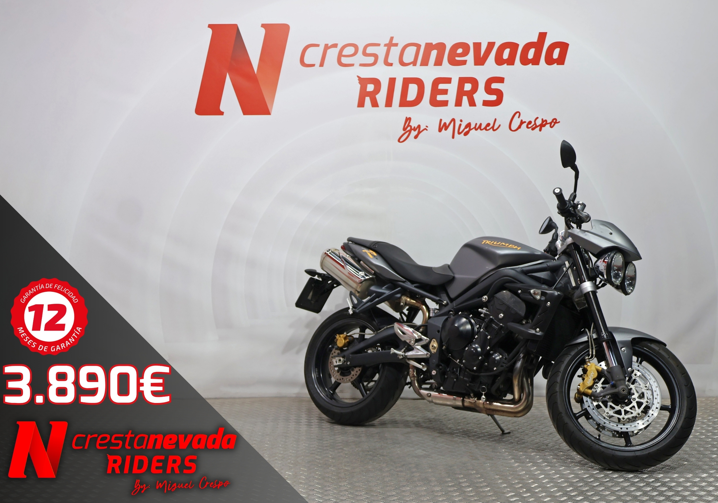 Triumph Street Triple R Gasolina 106 CV por 3.890 €