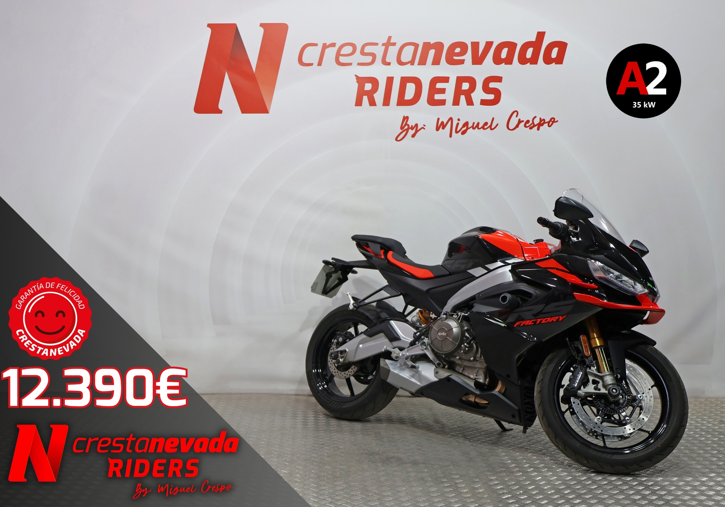 Aprilia RS 660 FACTORY A2 Gasolina 48 CV por 12.390 €