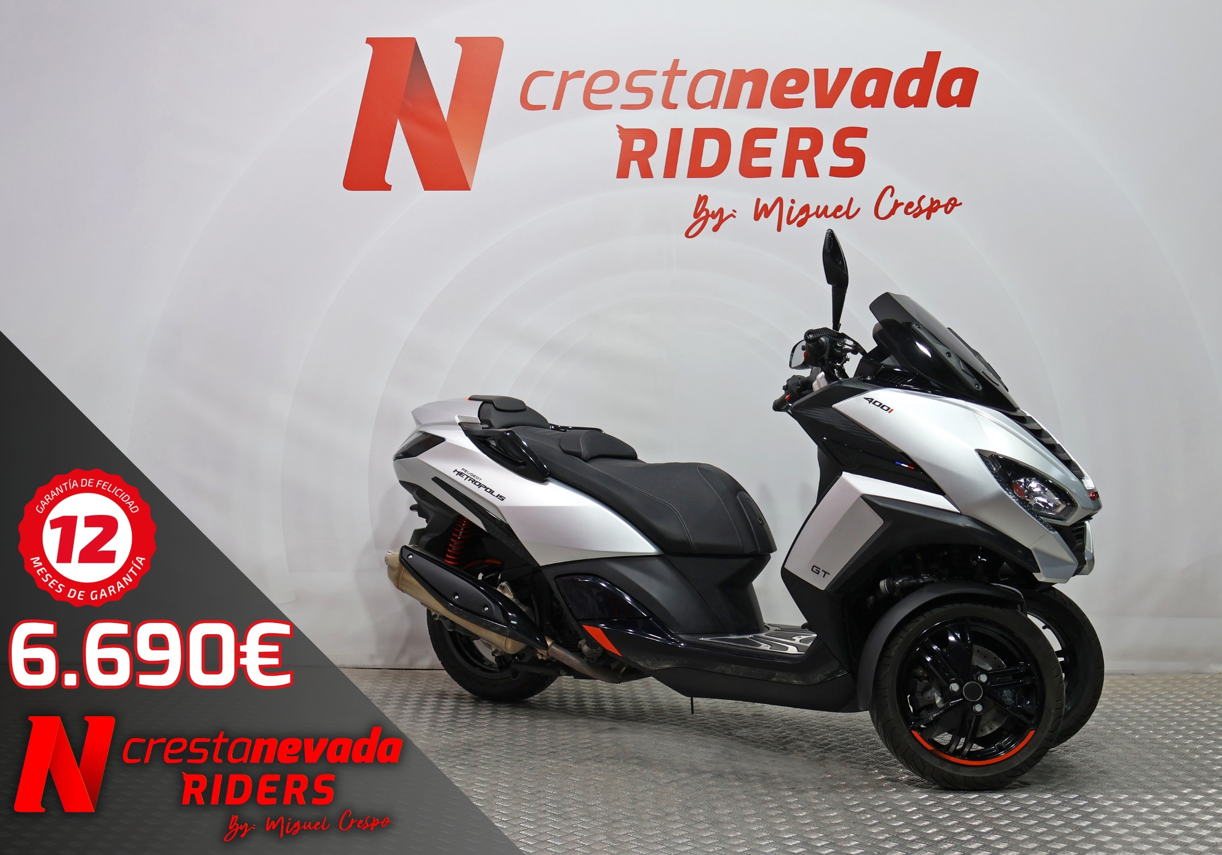 Peugeot Metropolis 400 Gasolina 35 CV por 6.690 €