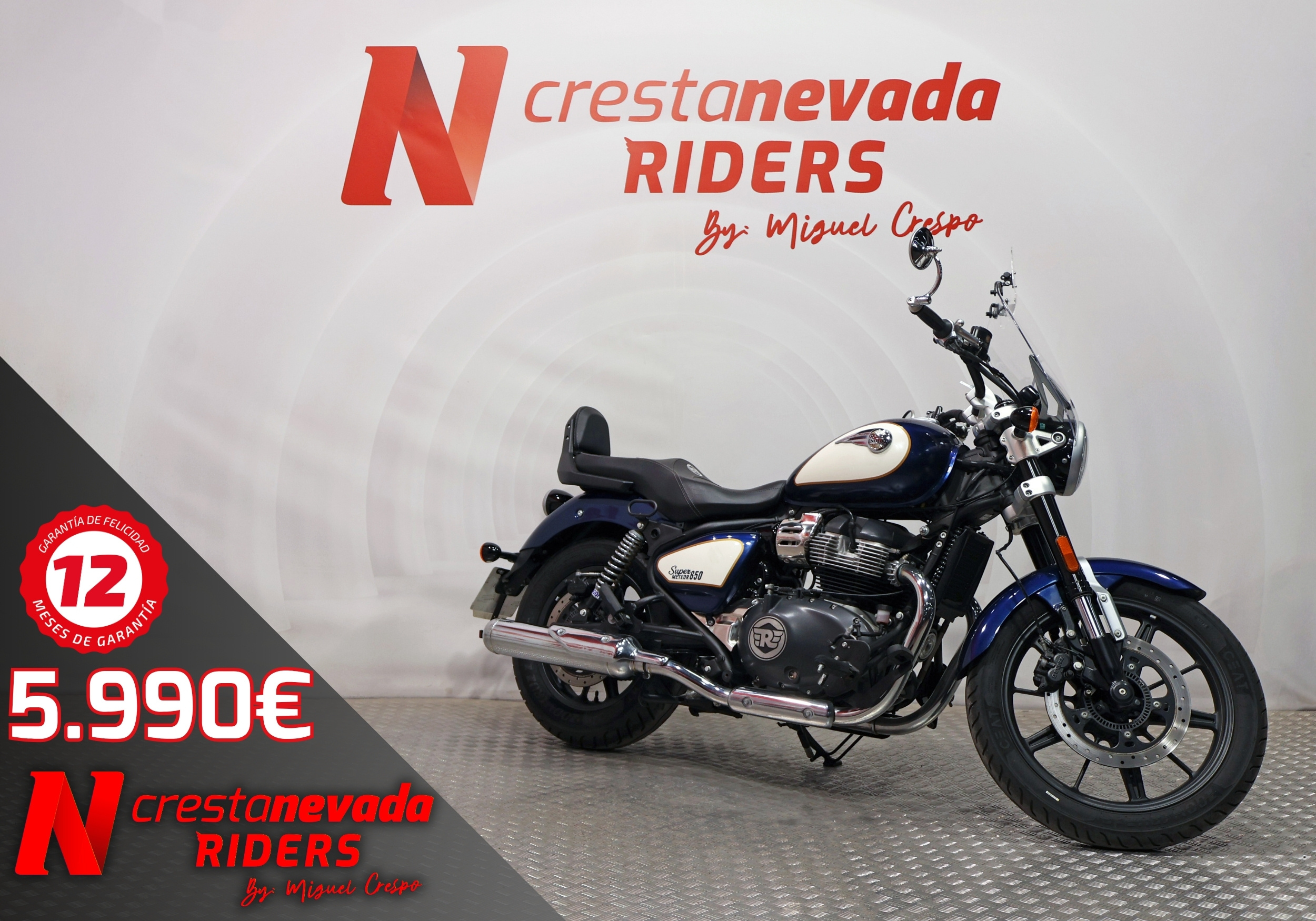 ROYAL ENFIELD SUPER METEOR 650 Gasolina 48 CV por 5.990 €